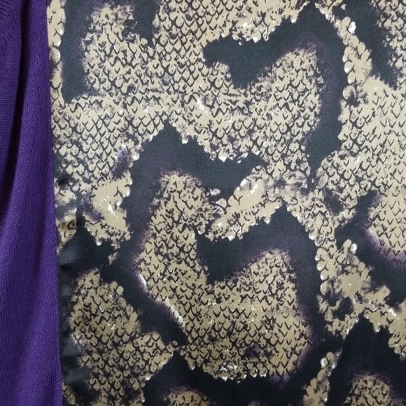 Silk & Cashmere Blend Purple Sweater Chi by Falchi - Picture 4 of 4